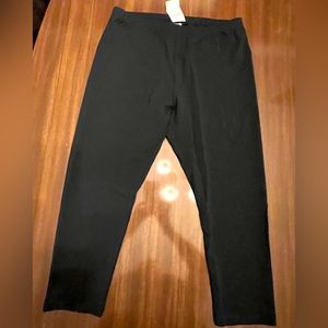 JJill Pima capri leggings deep blue size M